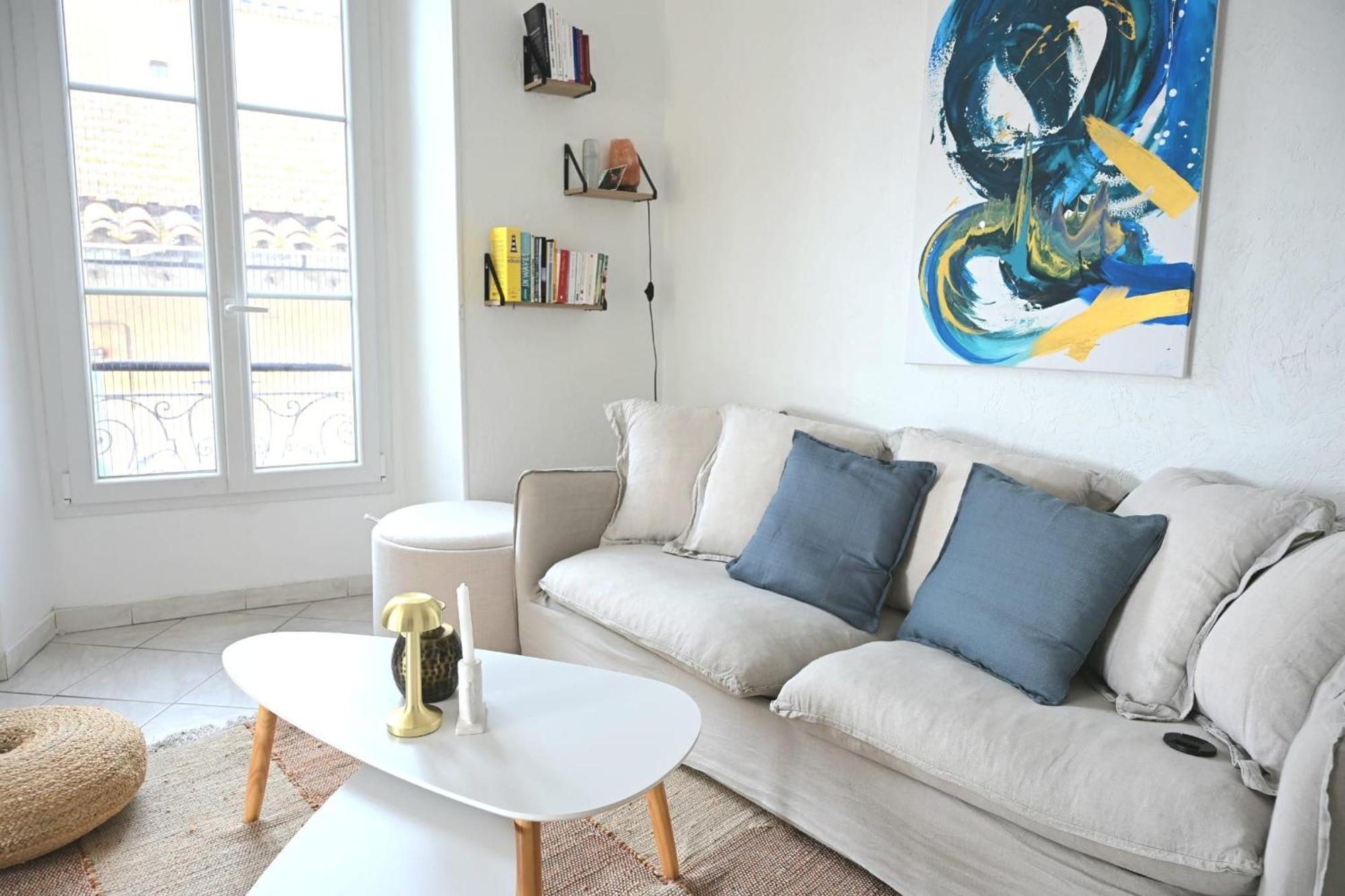 The Seaside Serenity - Calm & Charming Bay View Flat - Heart Of Villefranche Eksteriør bilde